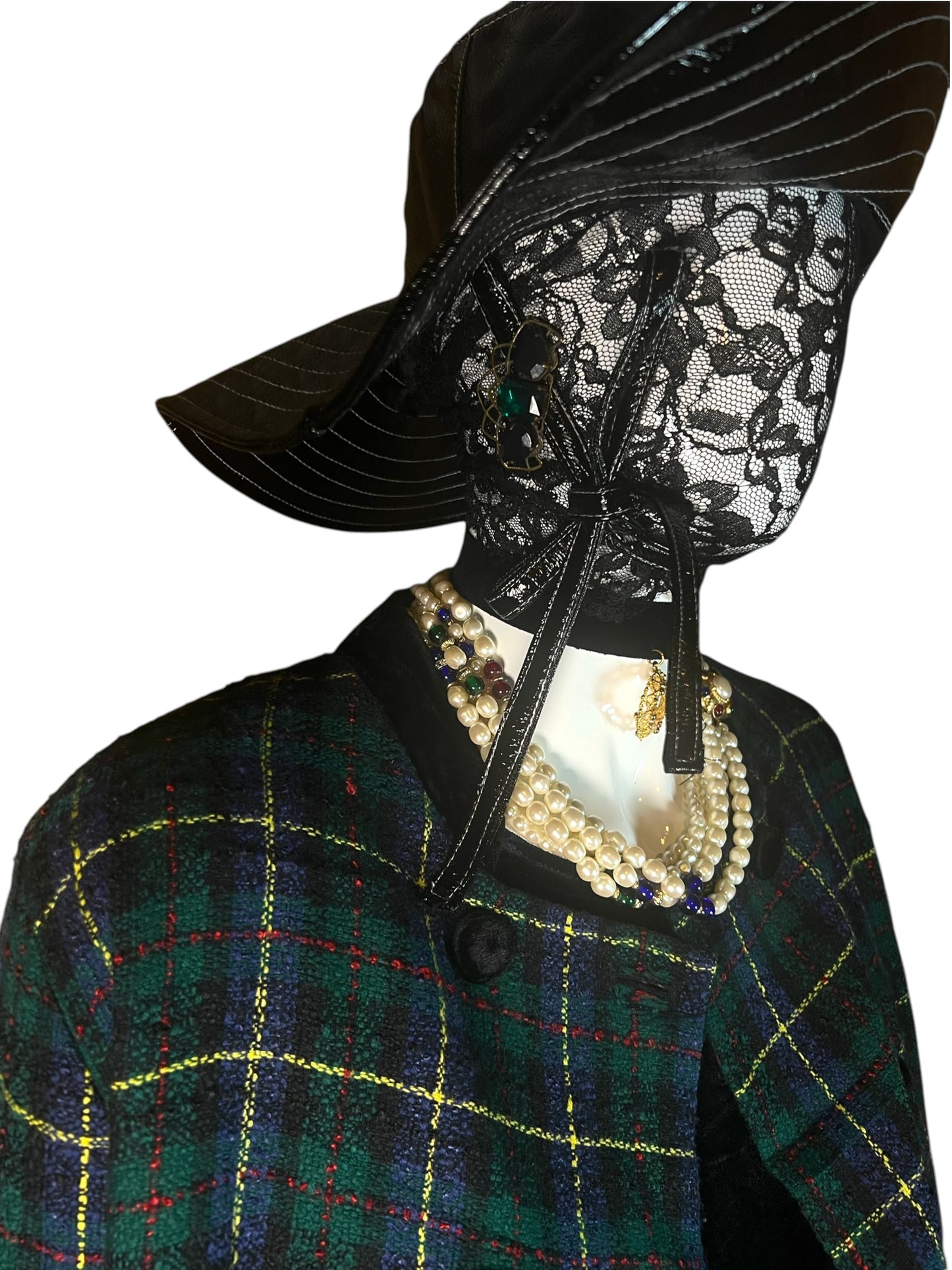 Vintage Green Plaid Jacket