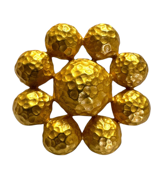 1970's Napier Flower Clip On Earrings