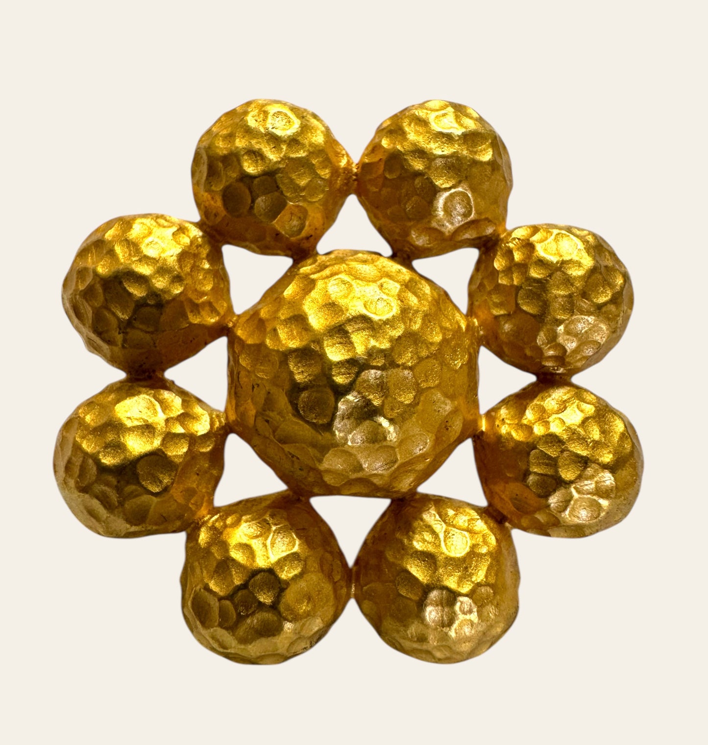 1970's Napier Flower Clip On Earrings