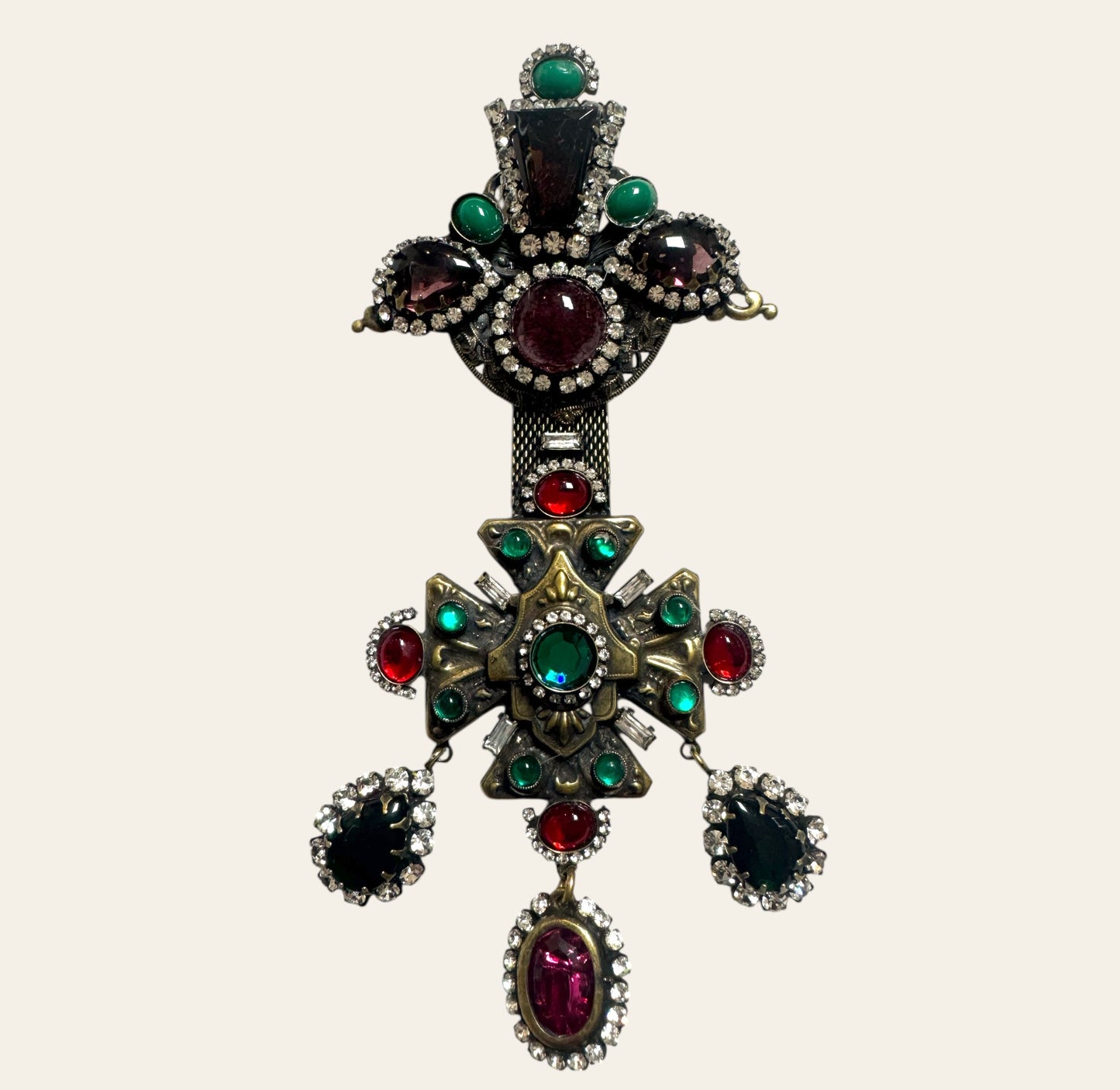 XXL Byzantine Revival Lawrence Vrba Brooch