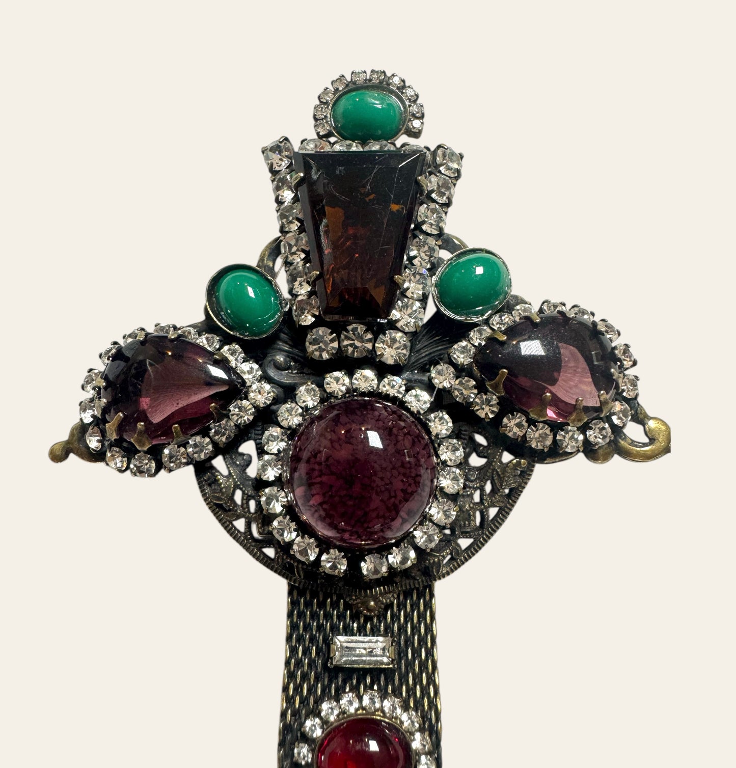 XXL Byzantine Revival Lawrence Vrba Brooch