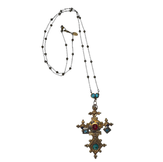 COCO ZAGAZETA Hand Made Cross Necklace