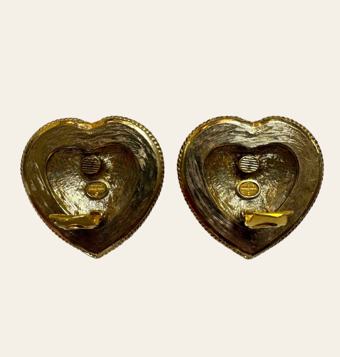 Massive Louis Feraud Clip On Earrings