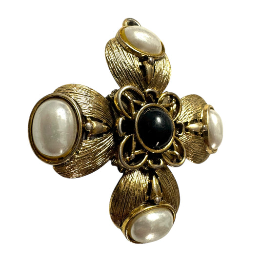 Large Byzantine Revival Cross Pendant