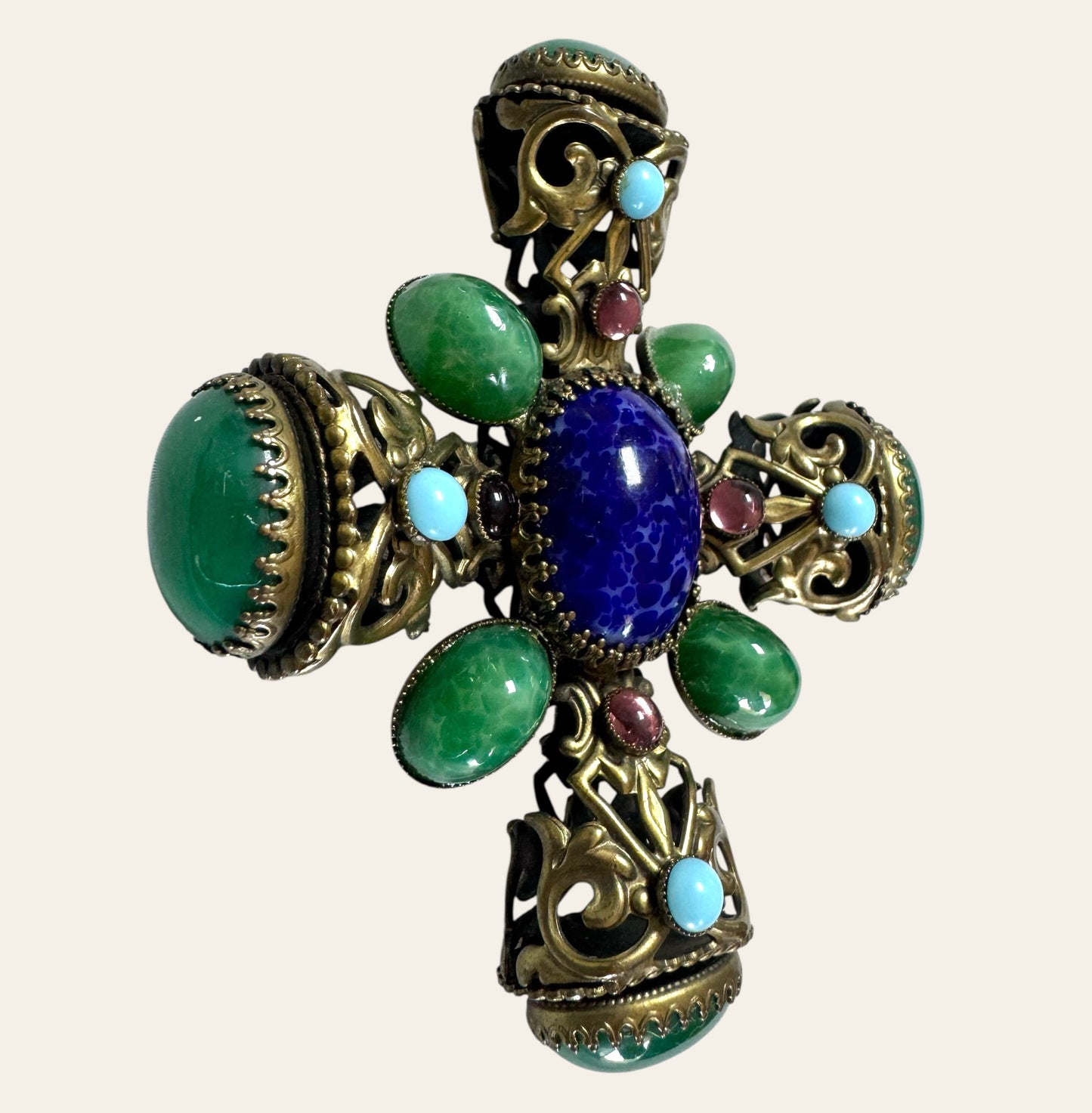 Large Maltese Brooch