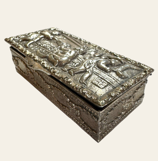 19th-Century Continental Silver Box