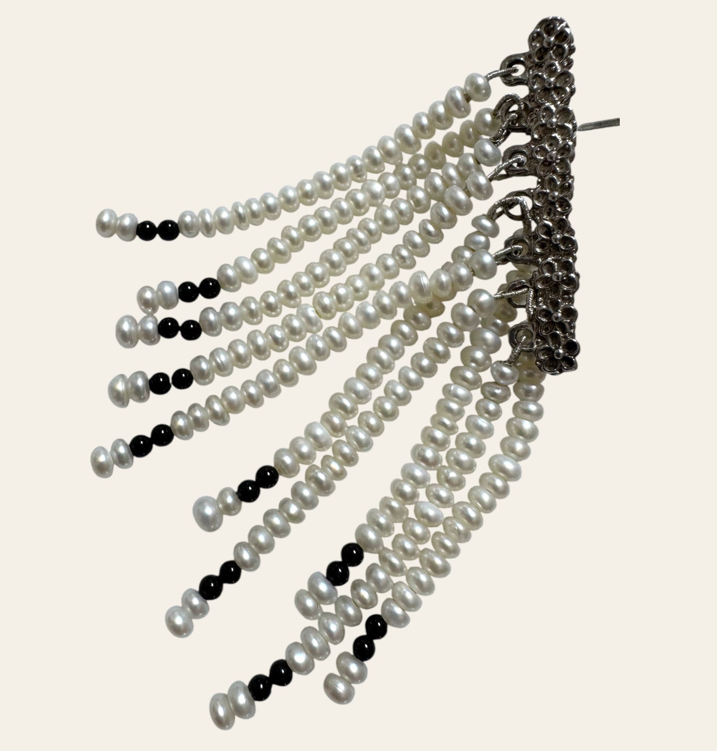 Pearl Rain Pierced Earrings