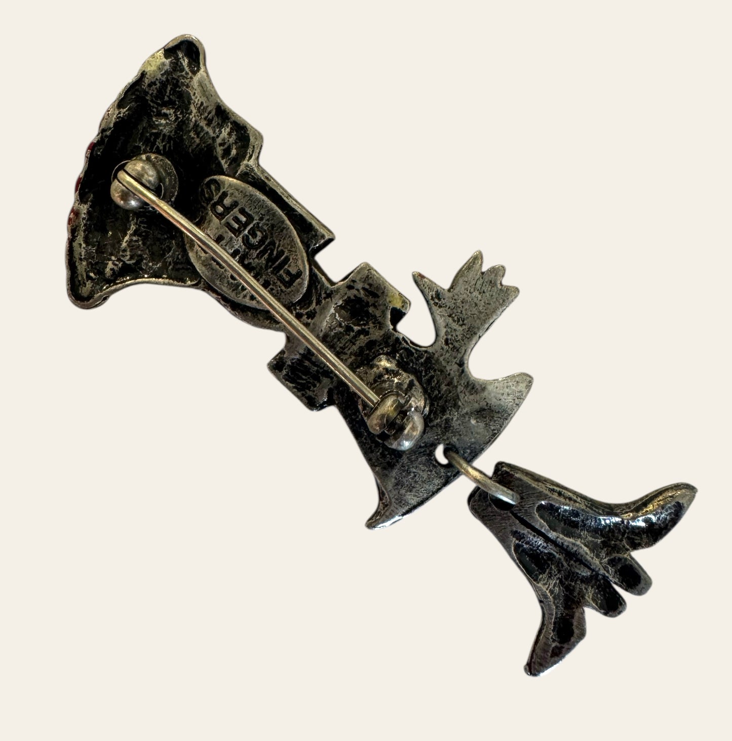 1990s Happy Fingers Pin