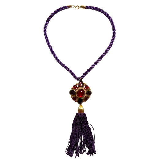 1970s Hobé Purple Necklace