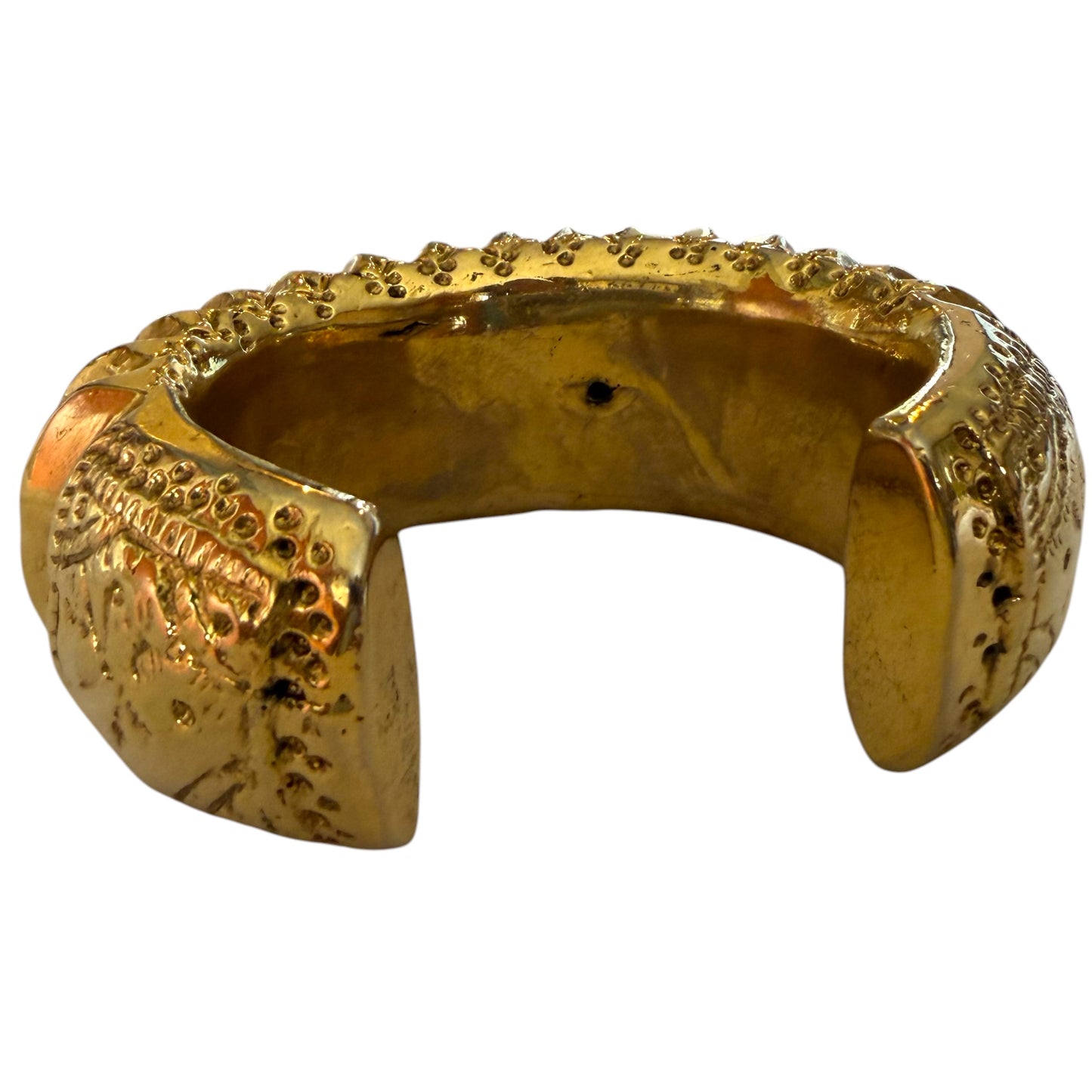 1990's Gold Tone Ethnic Bracelet
