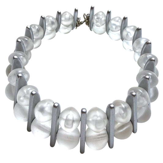 Silver Bar Rhythmic Choker