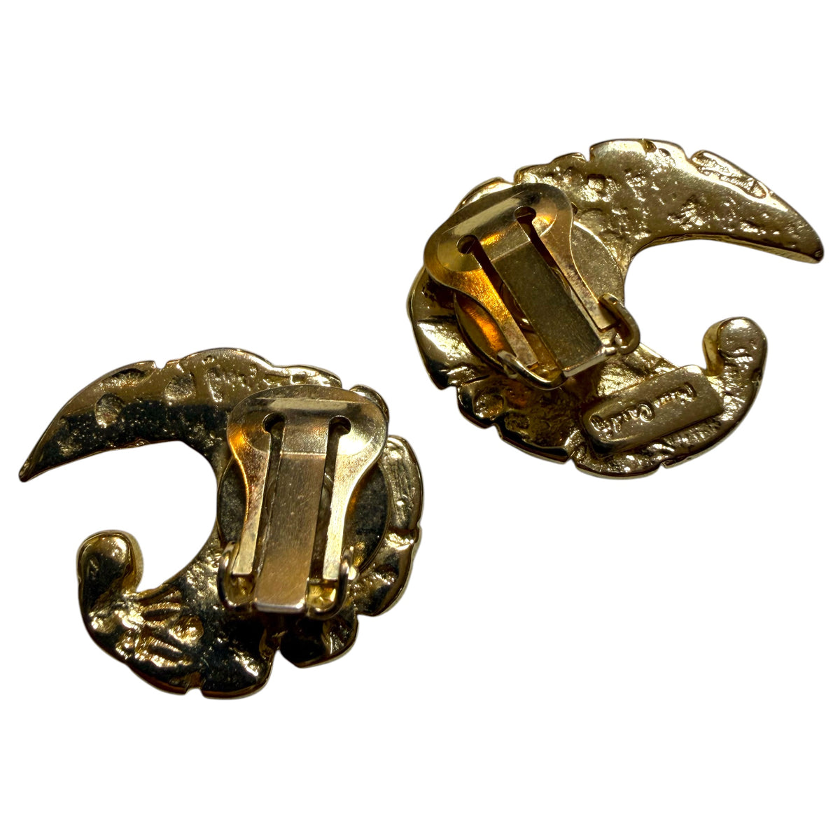 1980's Pierre Cardin Clip On Earrings