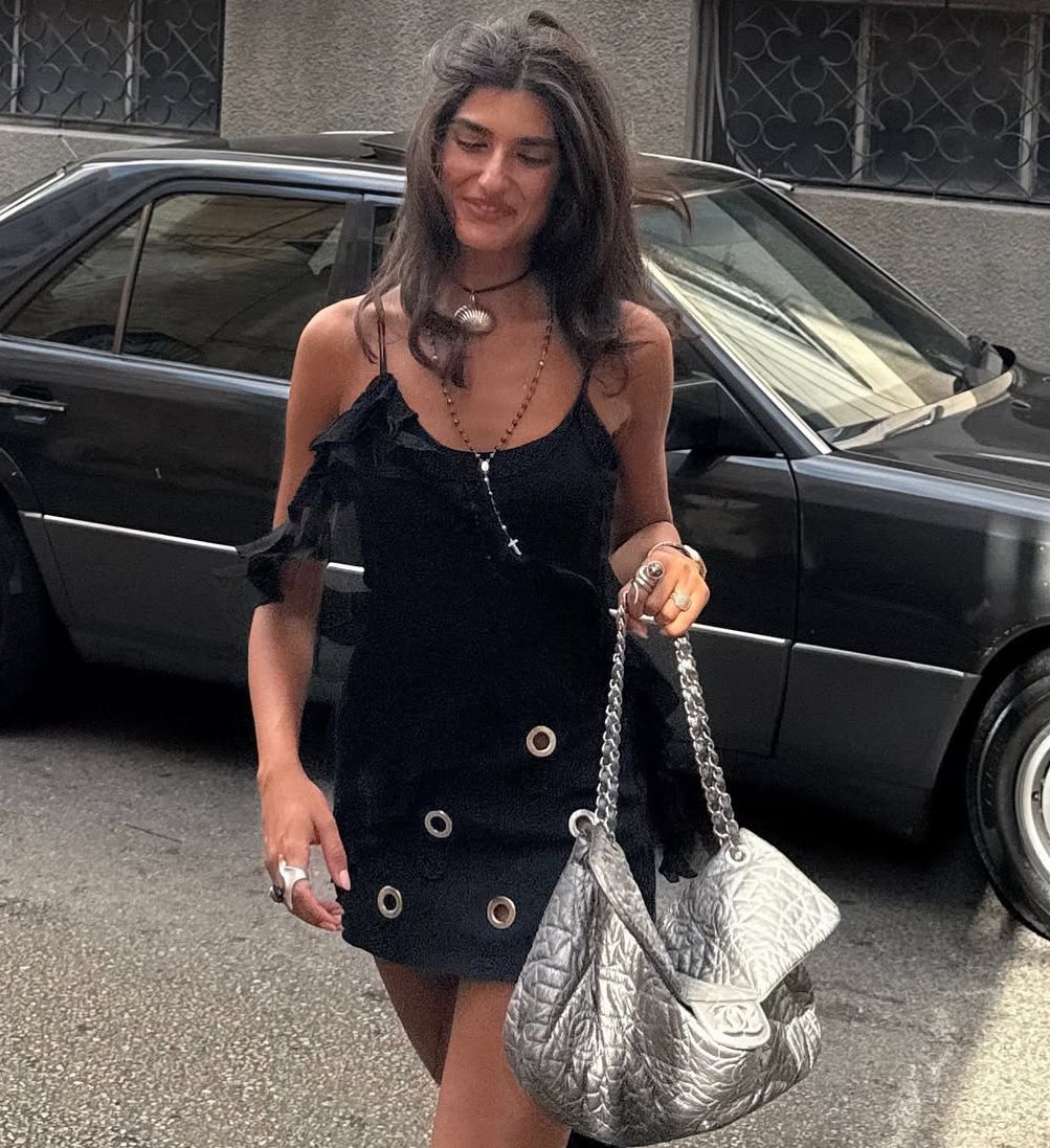 19th-Century Continental Silver Shell Perfume Flask