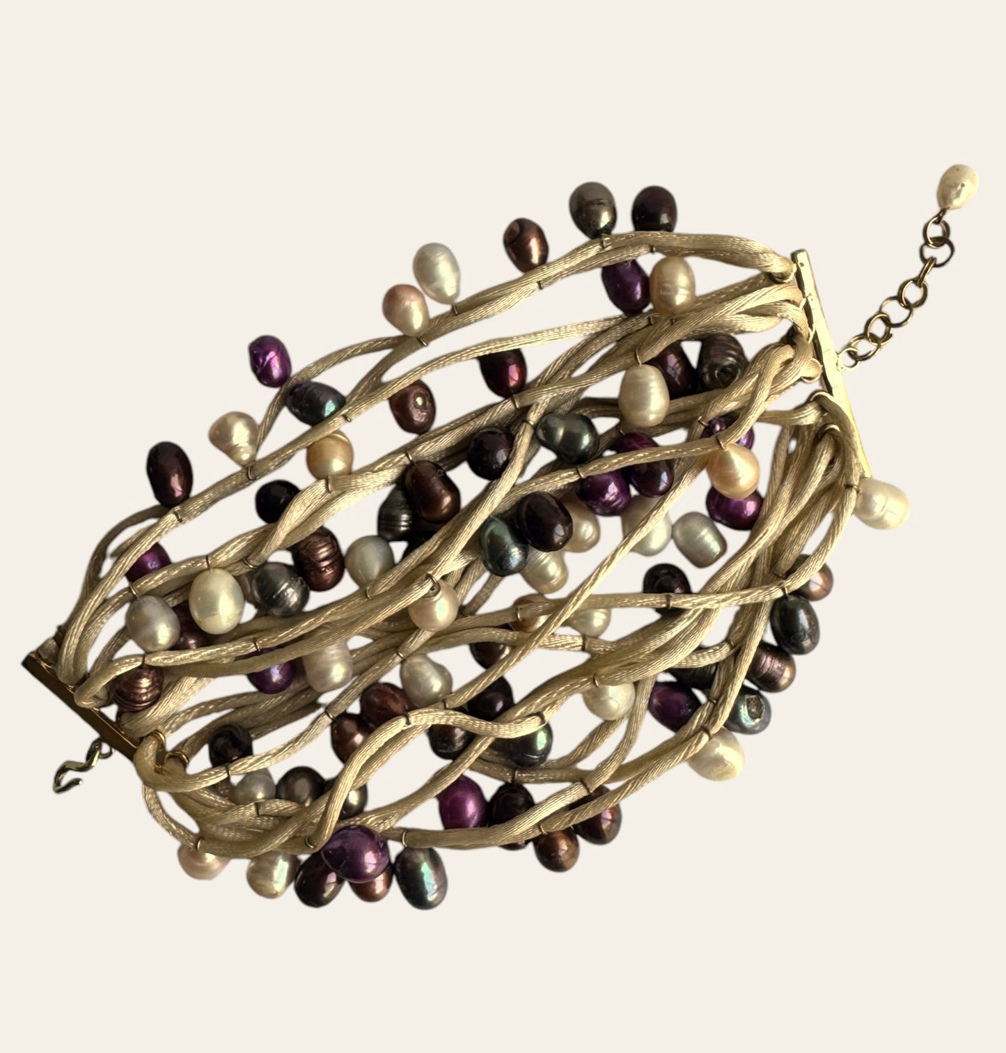 Multi-Strand Fresh Water Pearl Bracelet