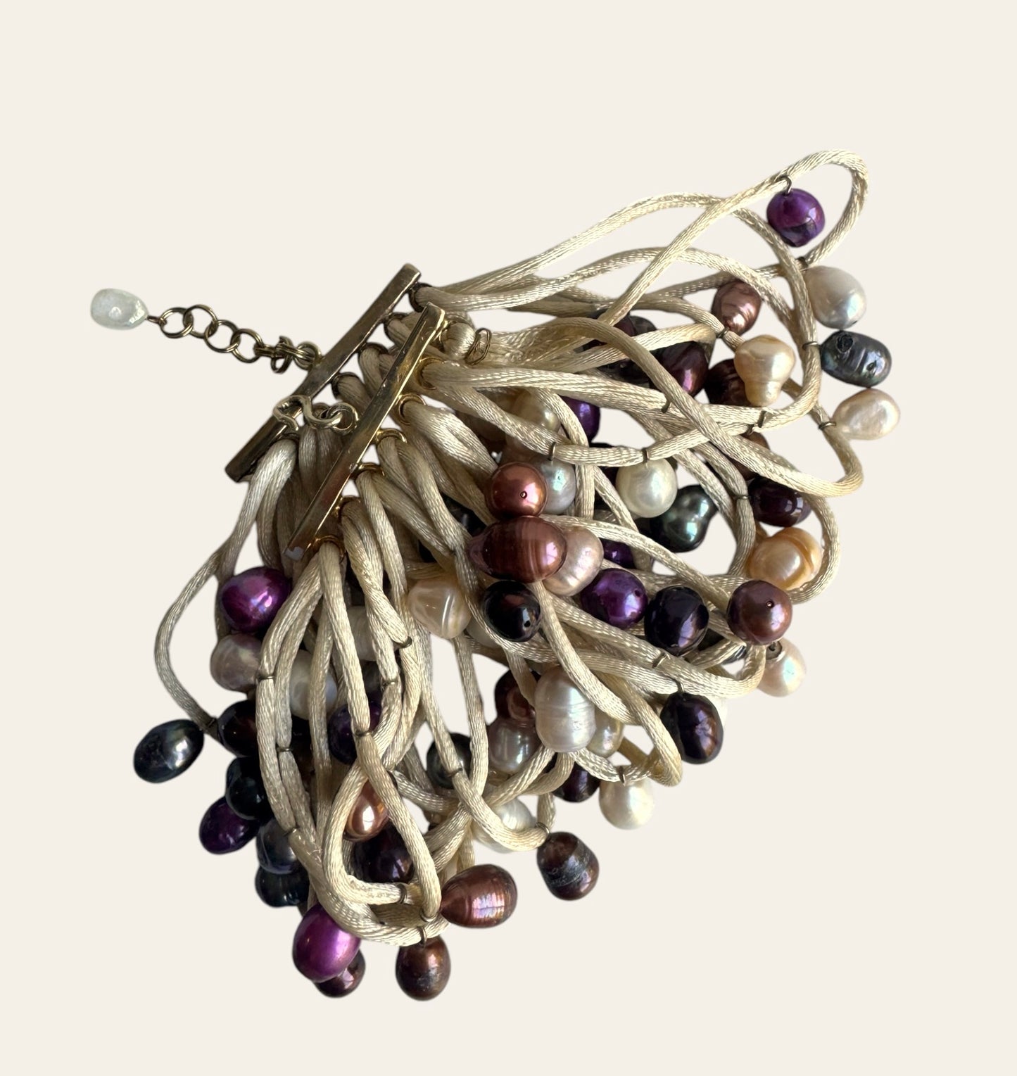 Multi-Strand Fresh Water Pearl Bracelet