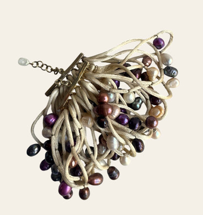 Multi-Strand Fresh Water Pearl Bracelet