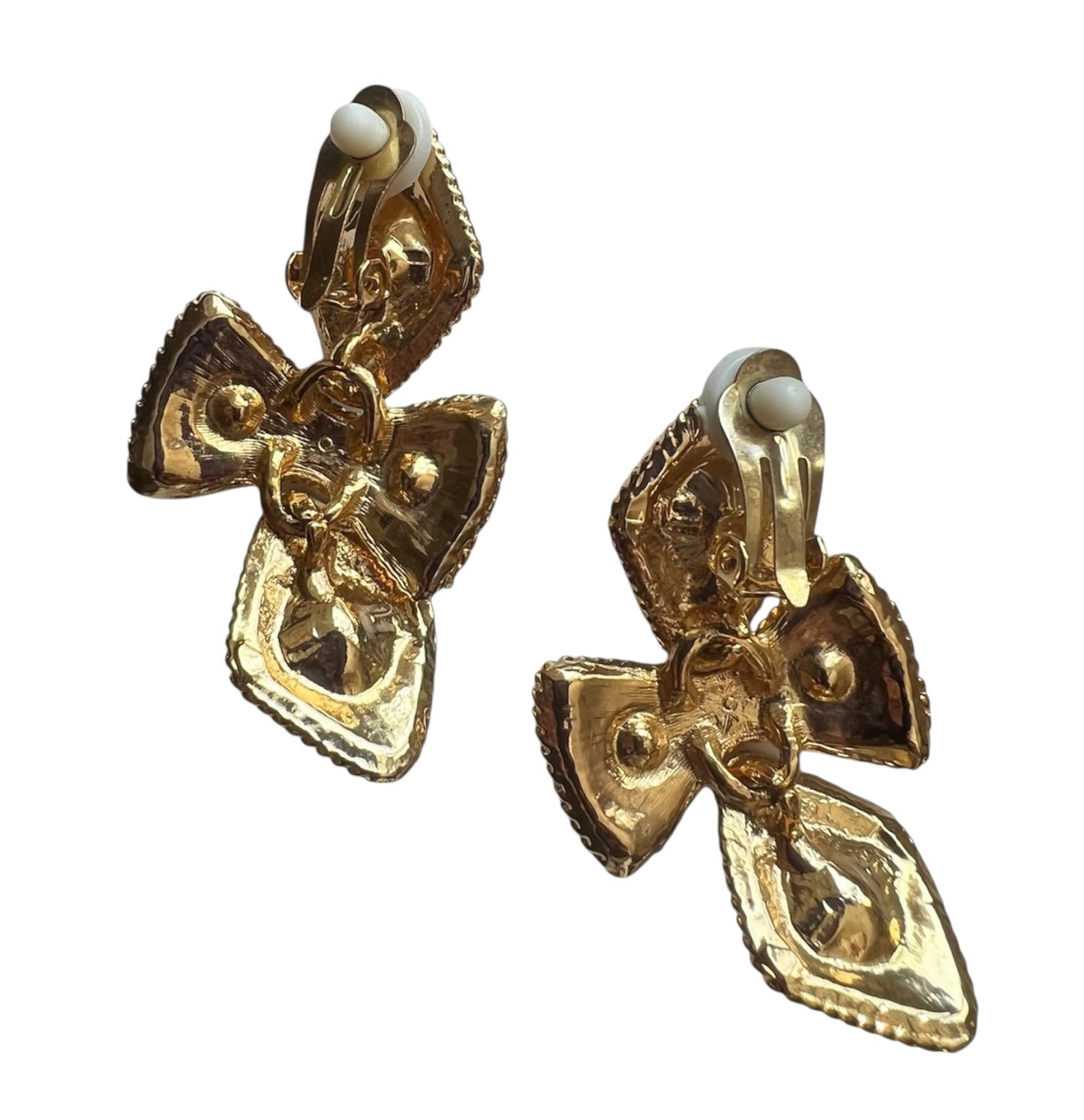 Gold Tone Dangle Earrings