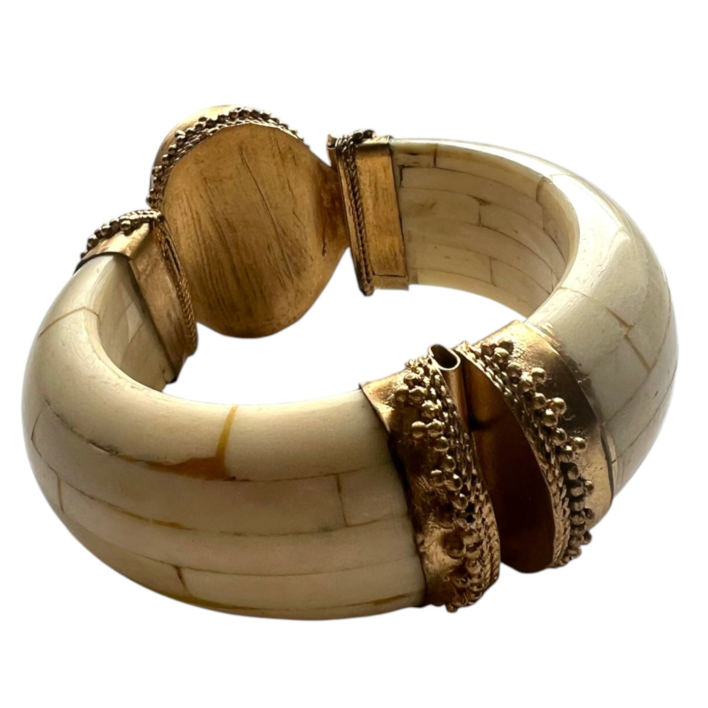 Chunky Hinged Bone Bangles