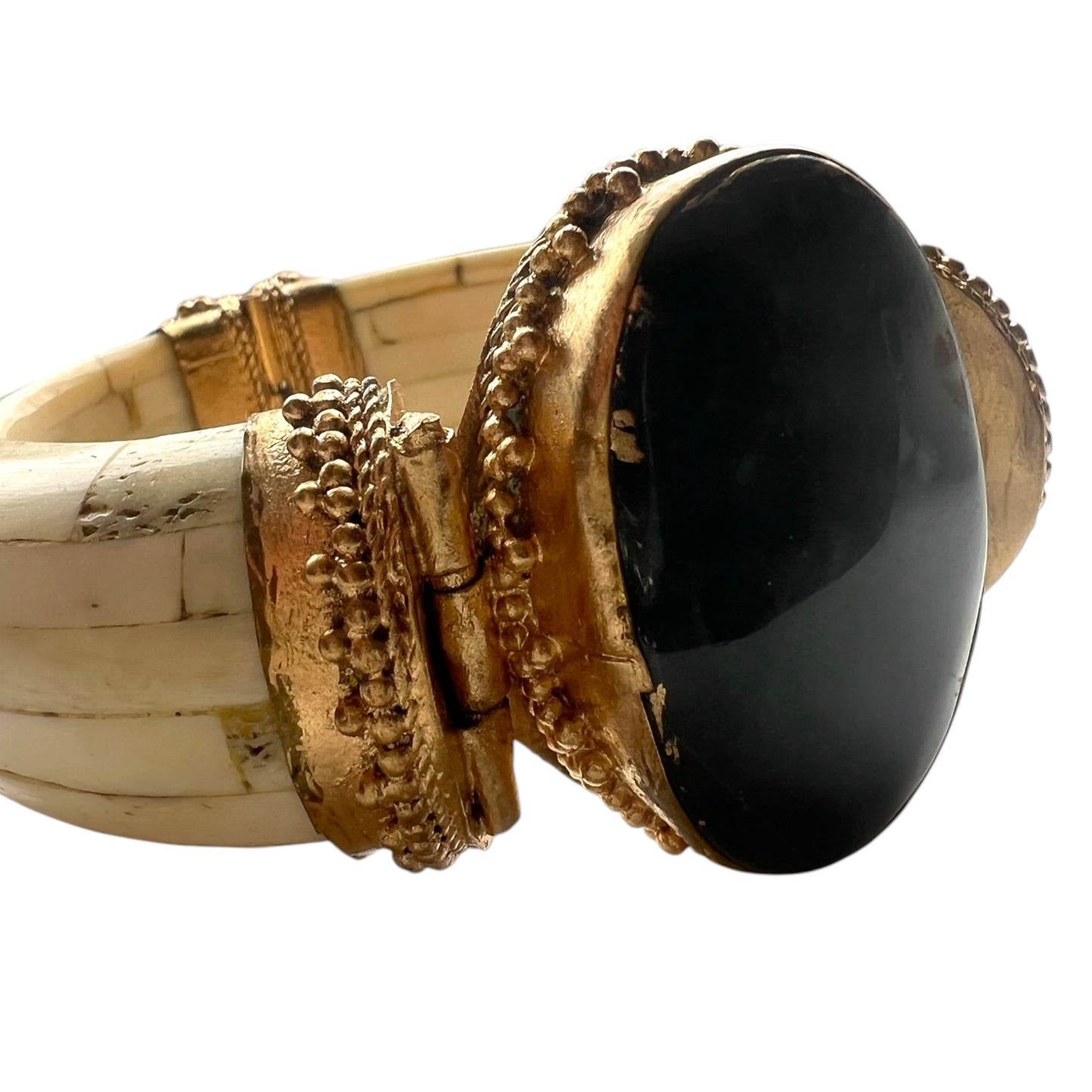 Chunky Hinged Bone Bangles