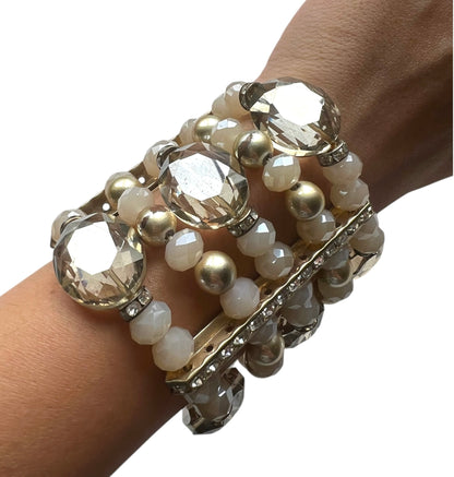 Multi Strand Elastic Bracelet