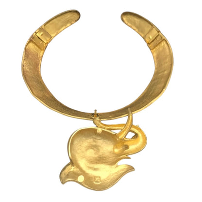 1980's LES BERNARD Elephant Choker