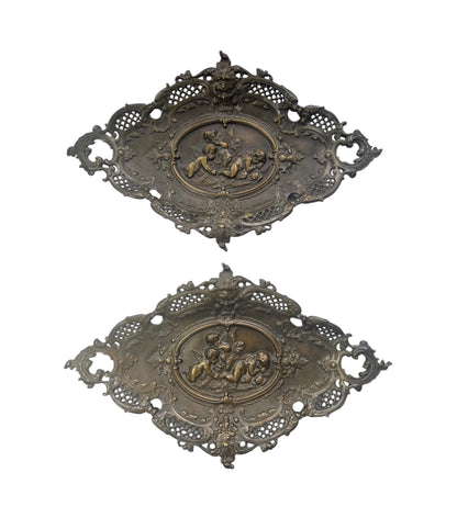 19th Century Baroque and Bronze Centerpieces