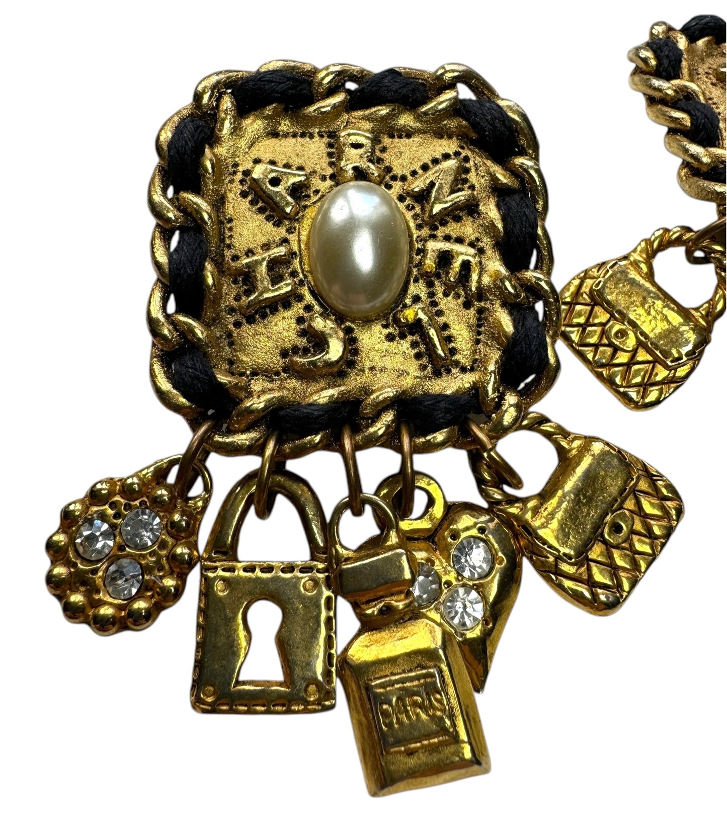 1980's ChaRnel Clip On Earrings