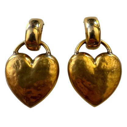 Massive Dangling Heart Padlocks