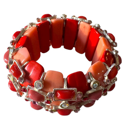 1995 Isaky Paris Bracelet In Saumon Tones