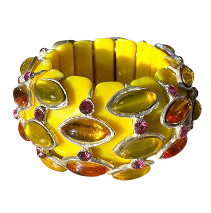 1995 Isaky Paris Yellow Bangle