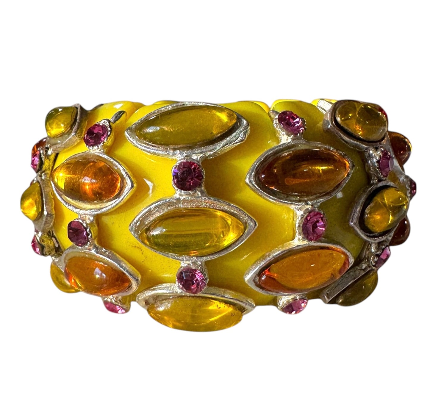 1995 Isaky Paris Yellow Bangle