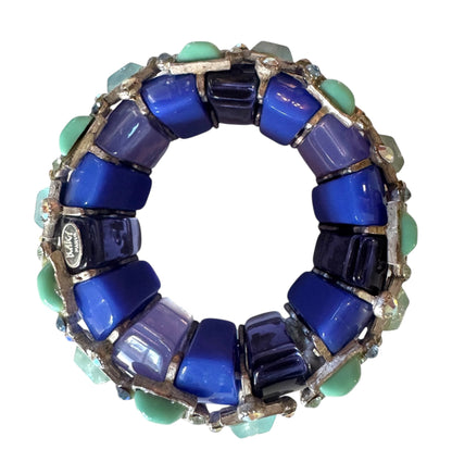 1995 Isaky Paris Cobalt  Blue Cuff