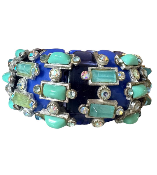 1995 Isaky Paris Cobalt  Blue Cuff