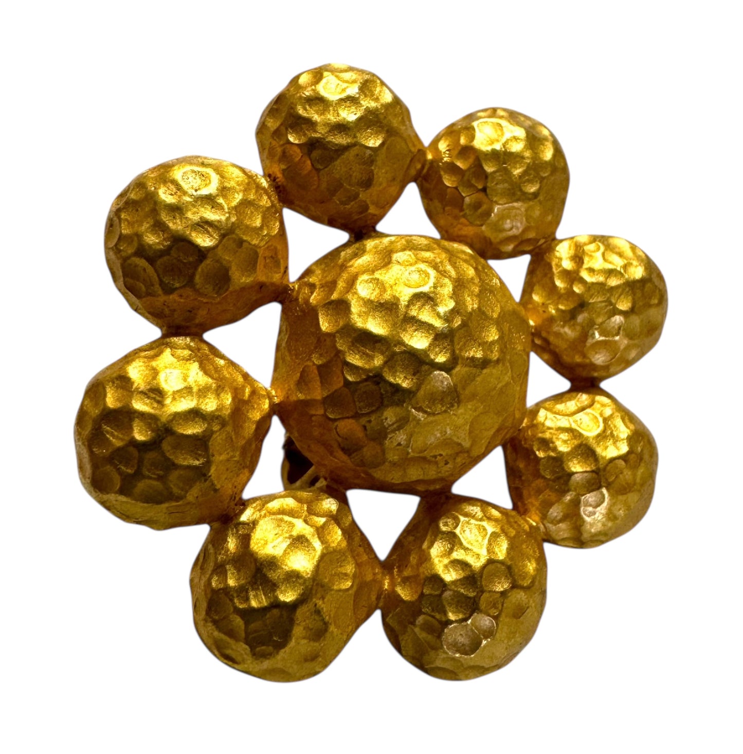 1970's Napier Flower Clip On Earrings
