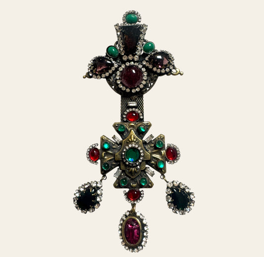 XXL Byzantine Revival Lawrence Vrba Brooch