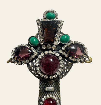 XXL Byzantine Revival Lawrence Vrba Brooch