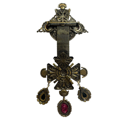 XXL Byzantine Revival Lawrence Vrba Brooch