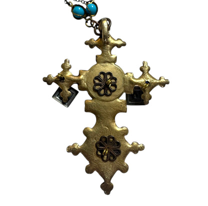 COCO ZAGAZETA Hand Made Cross Necklace