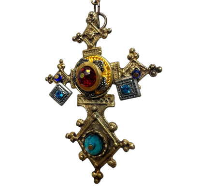 COCO ZAGAZETA Hand Made Cross Necklace
