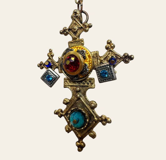 COCO ZAGAZETA Hand Made Cross Necklace