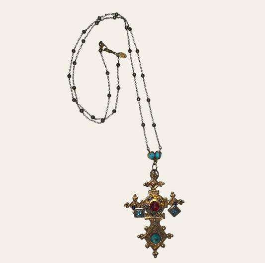 COCO ZAGAZETA Hand Made Cross Necklace