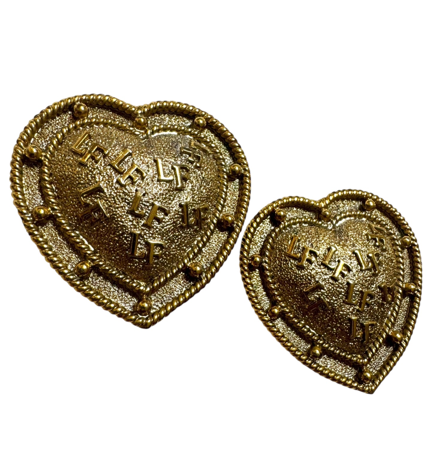Massive Louis Feraud Clip On Earrings