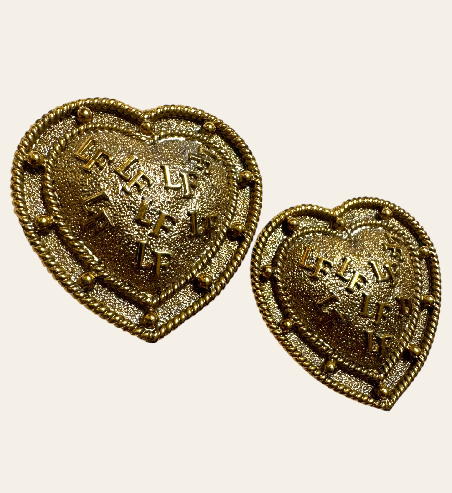 Massive Louis Feraud Clip On Earrings