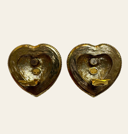 Massive Louis Feraud Clip On Earrings