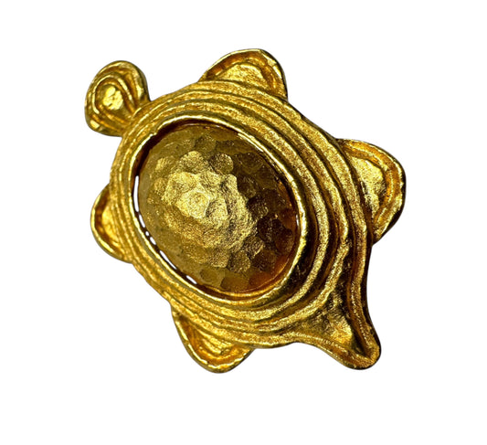 Turtle Clip On Earrings