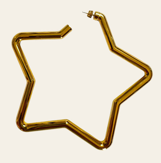 XXL Balenciaga Single Star Earring