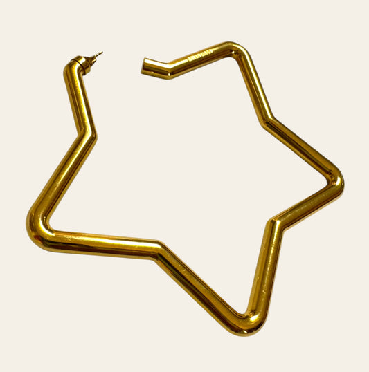 XXL Balenciaga Single Star Earring