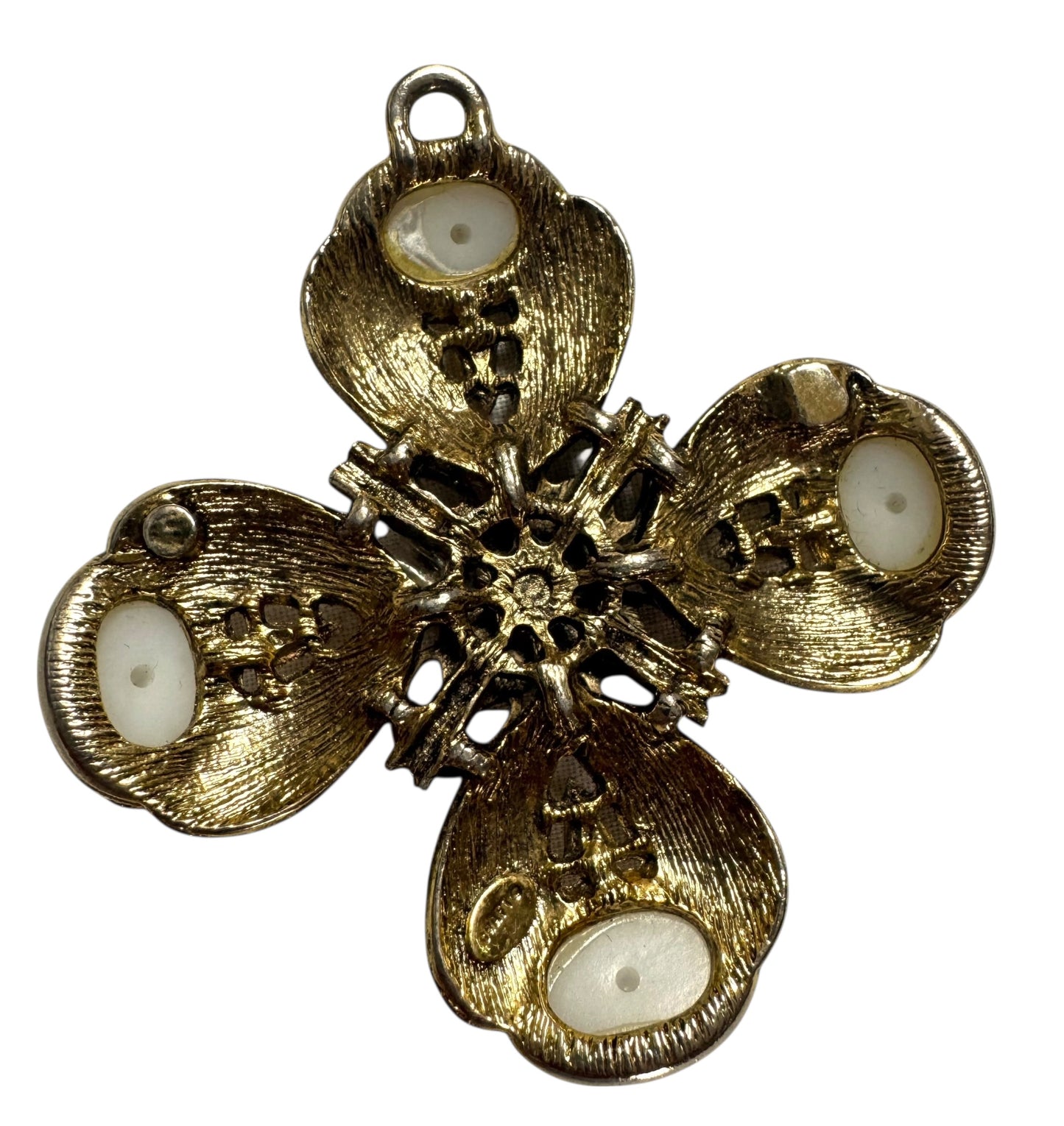 Large Byzantine Revival Cross Pendant