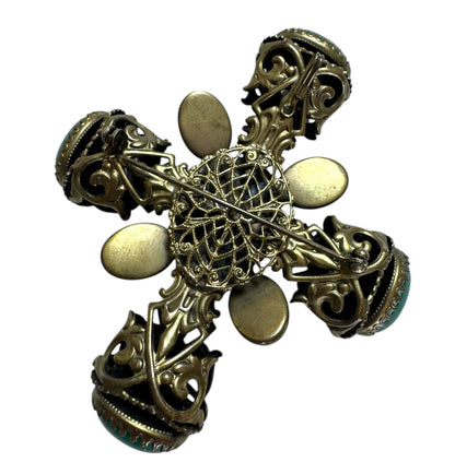 Large Maltese Brooch