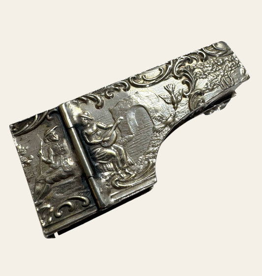 19th-Century English Silver Miniature Piano